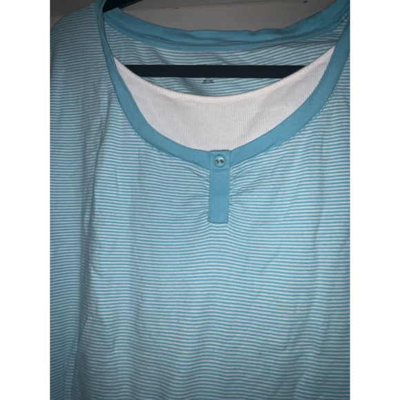 womens croft and Barrow Striped Short Sleeve Shirt Size 3XL - Picture 3 of 8
